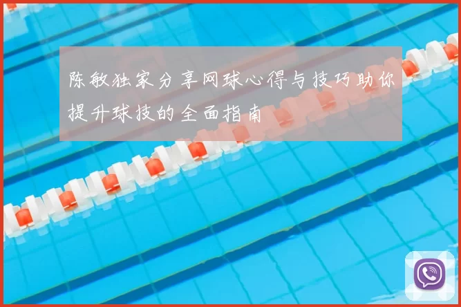 陈敏独家分享网球心得与技巧助你提升球技的全面指南